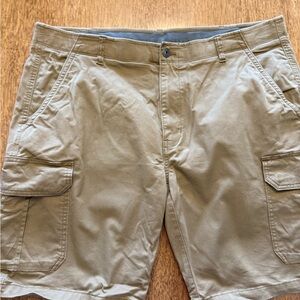 COPY - Denver Hayes Dark Tan Cargo Shorts Versatile Lightweight Design